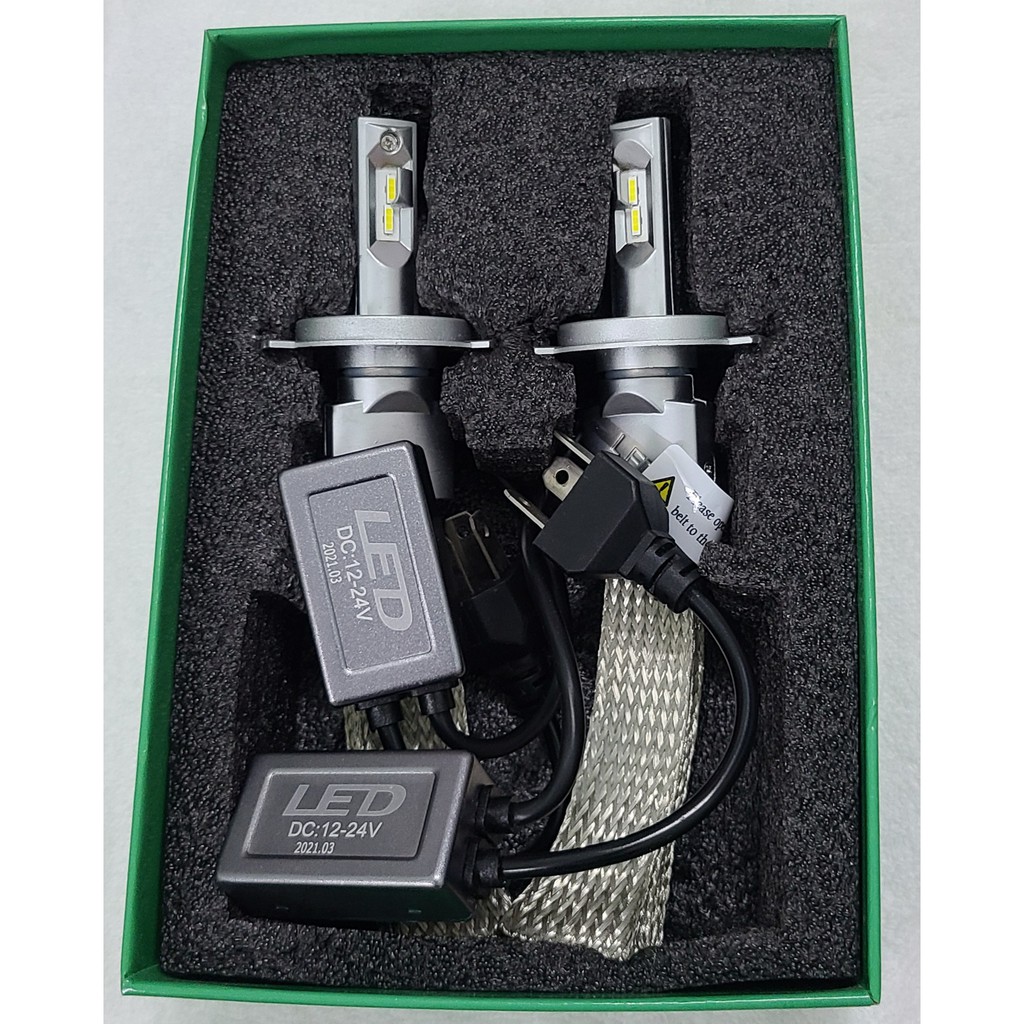 Đèn LED H1,H3,H4,H7,H8,H11,9005,9006 đuôi đồng đèn Trắng , giá 1 cặp