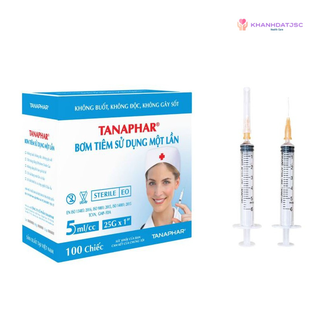 Bơm tiêm sử dụng 1 lần Tanaphar size lớn (10ml/cc, 20ml/cc, 50ml/cc)