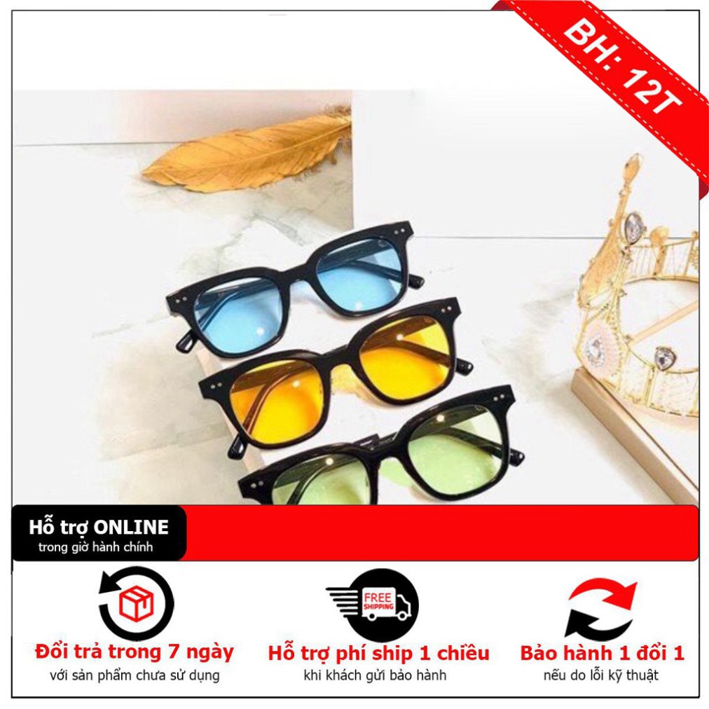 Mắt kính râm chữ V gọng nhỏ nhiều màu-kính mát teen nam nữ Hàn Quốc thời trang H9 -Hot [tặng kèm khăn + hộp k