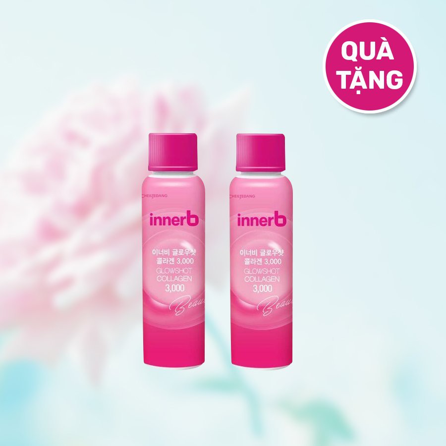 [Gift] Nước uống Collagen Vitamin C sáng da InnerB Glowshot 50ml/2 lọ