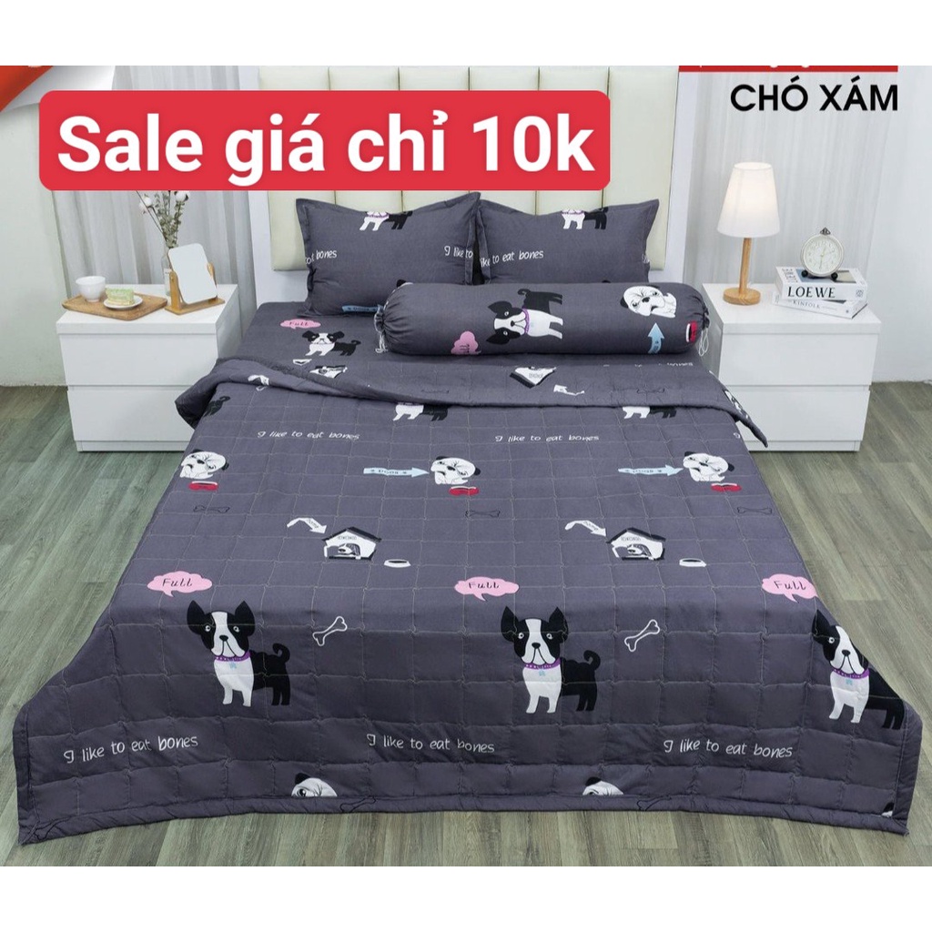 Ga trải giường cotton poly 1m8x2m,[chọn trên 50 mẫu hot]drap giường hàn quốc,được chọn mẫu-mẫu bò chuối