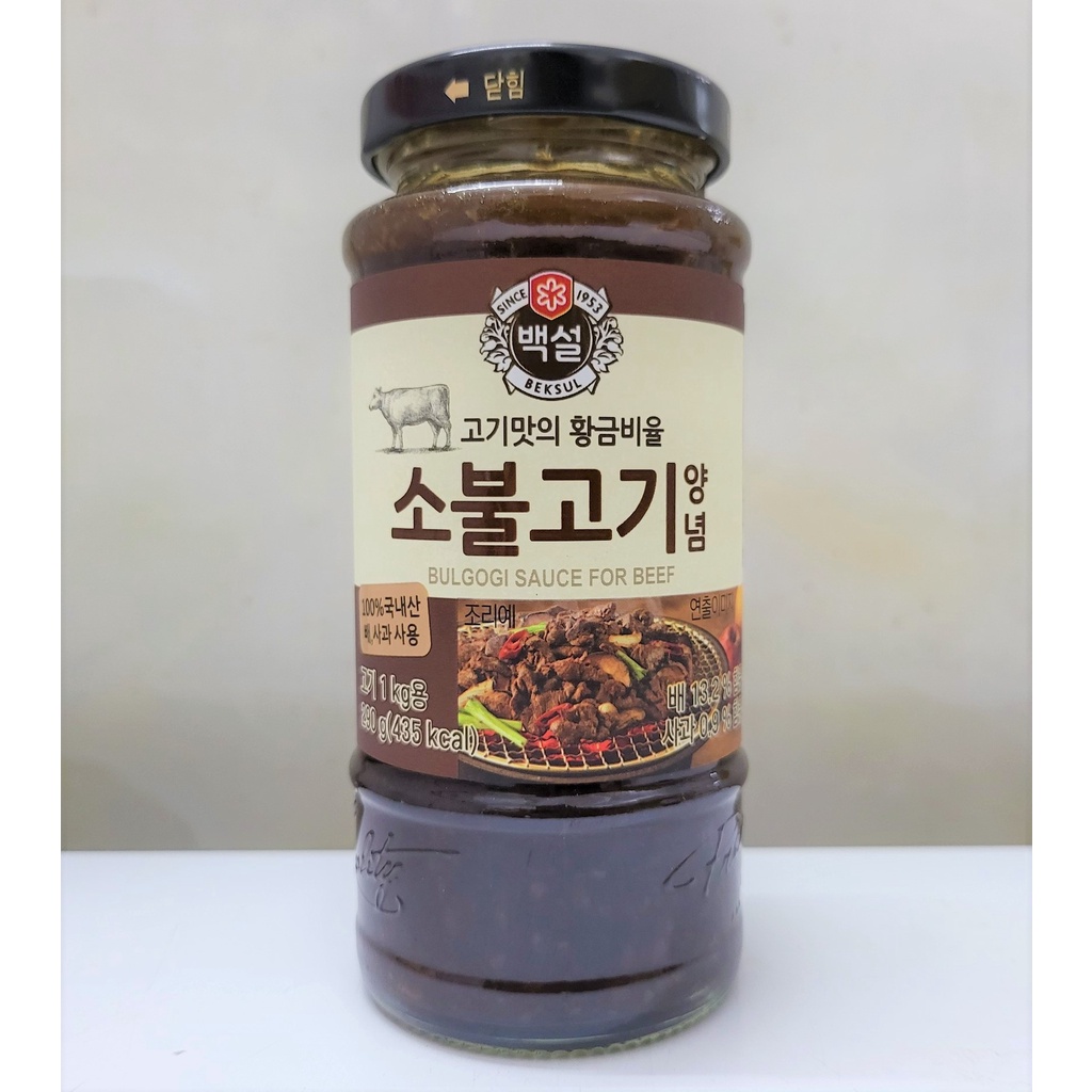 [Lọ 290g – BULGOGI BÒ ] XỐT ƯỚP THỊT Beksul [Korea] CJ FOODS Bulgogi Sauce for Beef