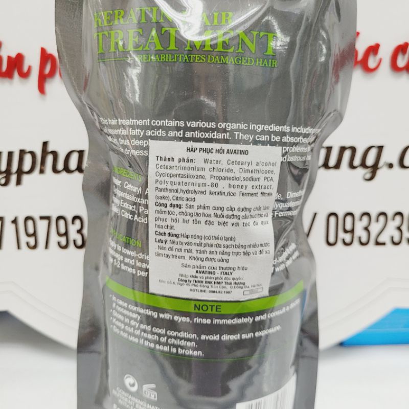 Hấp phục hồi Avatino HƯƠNG NƯỚC HOA 500ml date t3/25