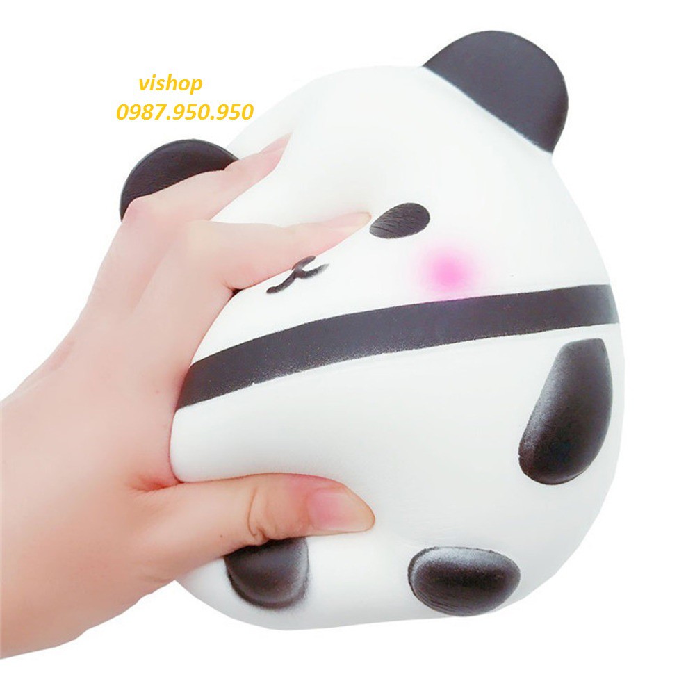 Squisy gấu trúc loại nhỡ ( nhiều màu )