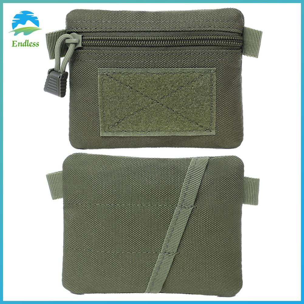 Outdoor EDC Molle Pouch Wallet Waterproof Portable Travel Zipper Waist Bag ☆endless☆