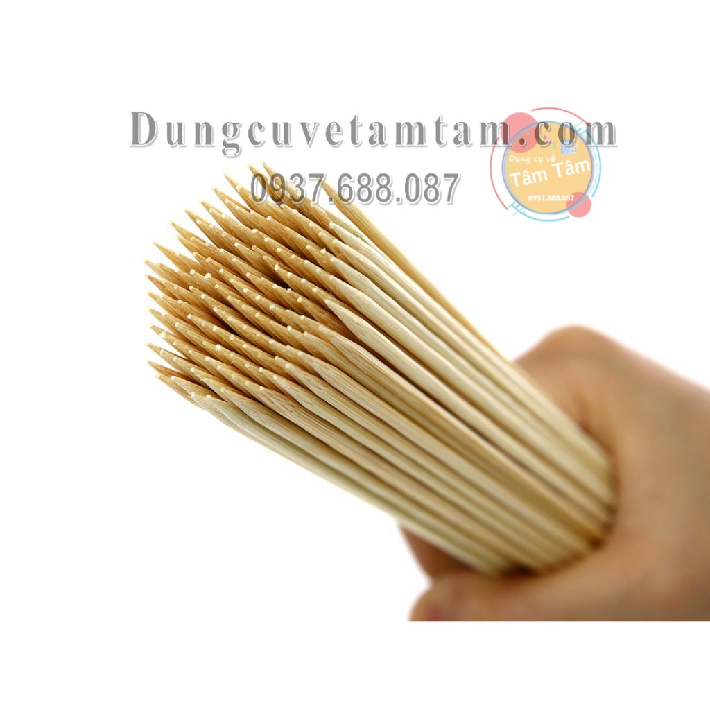 [ TÂM TÂM ]-Que tre nhọn, Que nhọn làm mô hình dài 15cm/17cm/20cm -Mô Hình-