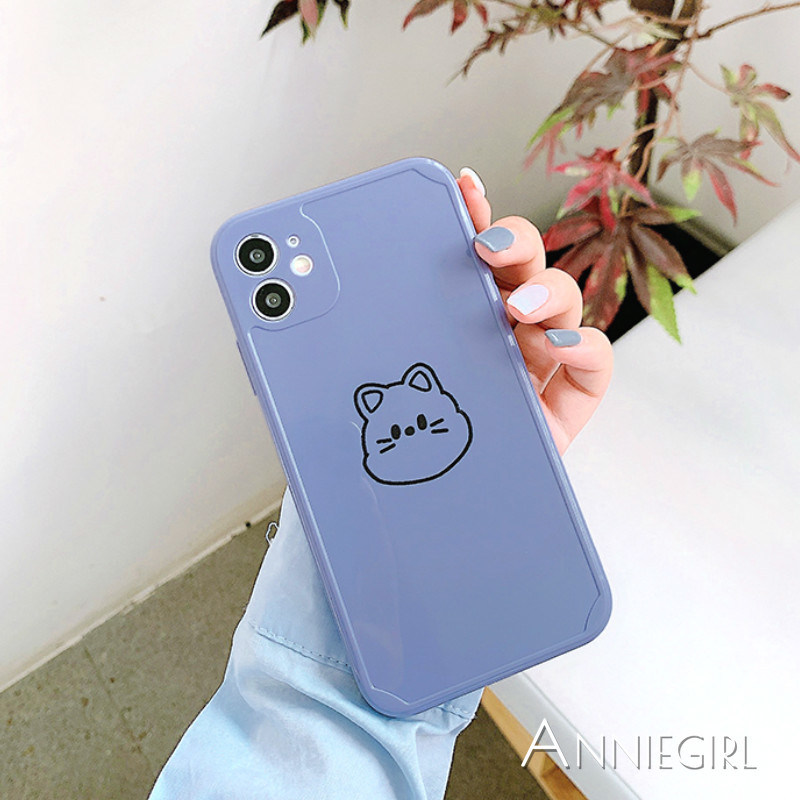 Ốp điện thoại silicon họa tiết mèo/thỏ đáng yêu chống sốc dành cho IPhone 11 Pro Max X Xs Max XR 8 7 Plus | BigBuy360 - bigbuy360.vn