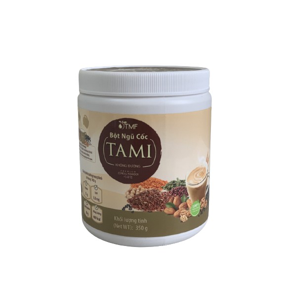 BỘT NGŨ CỐC TAMI KHÔNG ĐƯỜNG 350 G(ĂN SÁNG, DINH DƯỠNG SIÊU NGON)