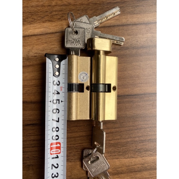 Lõi khoá cửa tay gạt Huy Hoàng Con Voi, ruột khoá cửa tay gạt thay thế 7cm