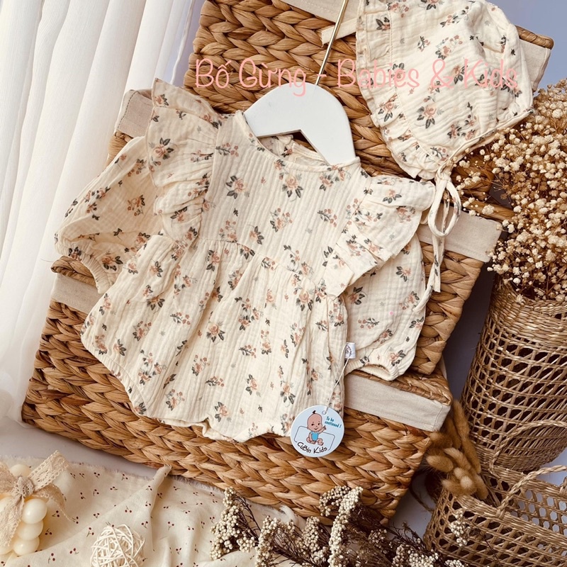 Body hoa nhí bèo vai cho bé