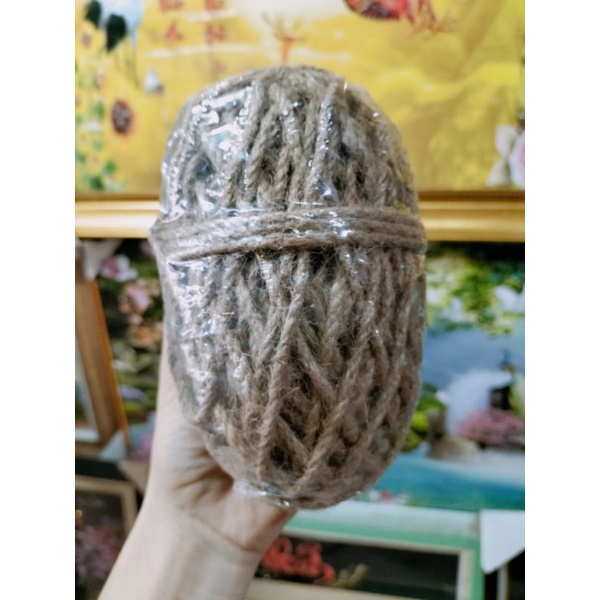 Cuộn dây thừng gai dây đay 3mm dài 60m làm handmade