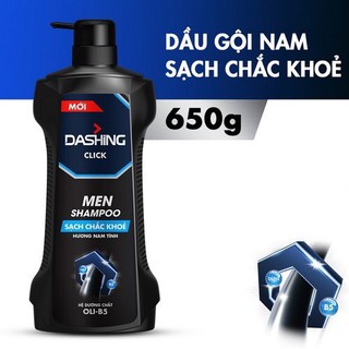 Dầu gội cao cấp Dashing Click tóc sạch chắc khỏe cho nam giới 650gr