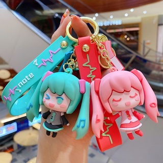 Móc khóa búp bê nhân vật hoạt hình Hatsune Miku đáng yêu