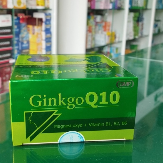 Ginkgo Q10 - Hỗ trợ tăng cường tuần hoàn máu não, phục hồi sau tai biến giảm thiểu năng tuần hoàn não, suy giảm trí nhớ