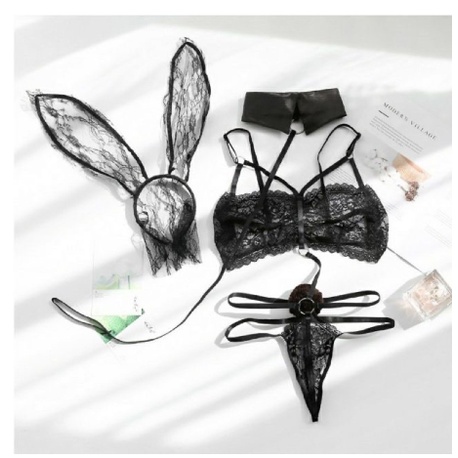 Đồ ngủ sexy/ Bộ cosplay thỏ ren full phụ kiện MS8889