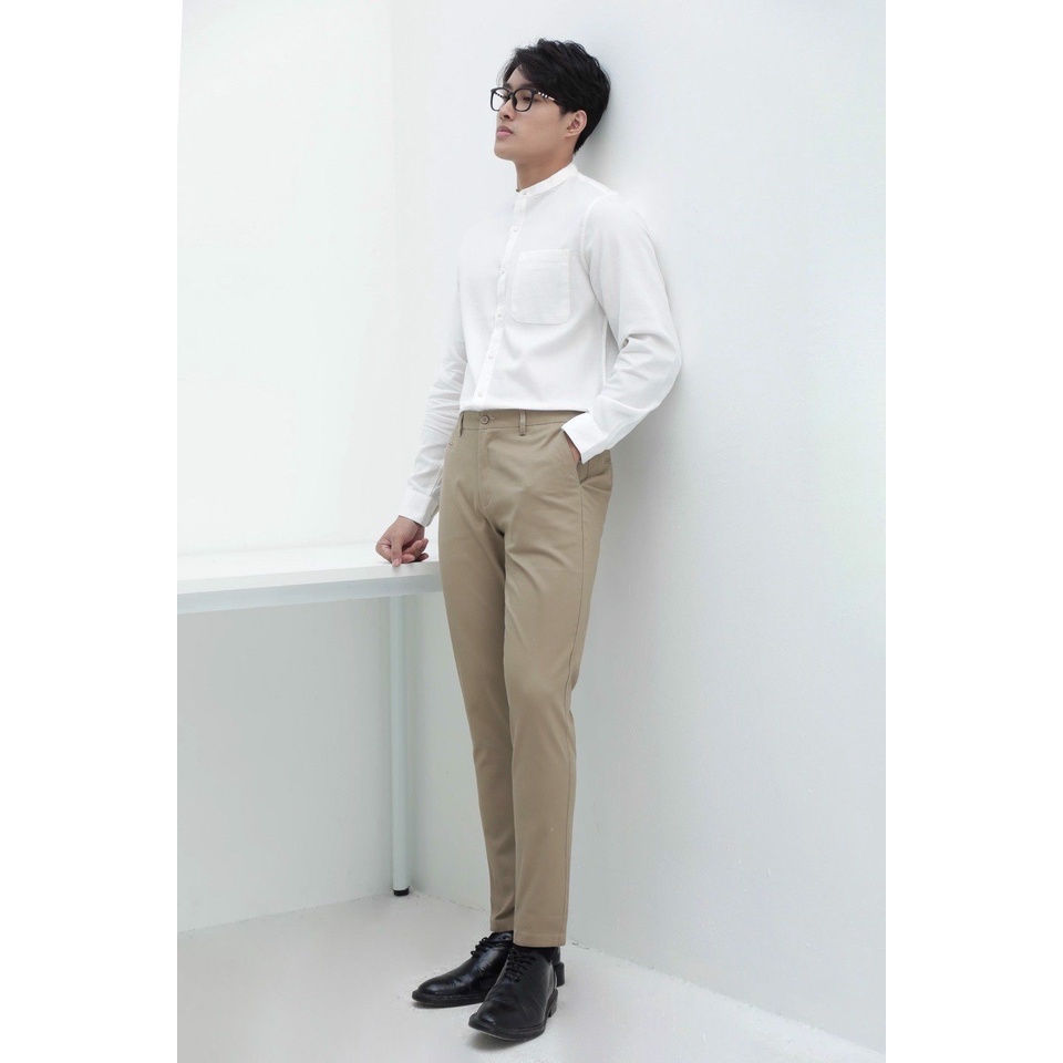 A/G Quần Kaki Nam Cao Cấp Màu Đen Nâu Phom Slimfit Phong Cách Trẻ Trung Trẻ Lịch Lãm