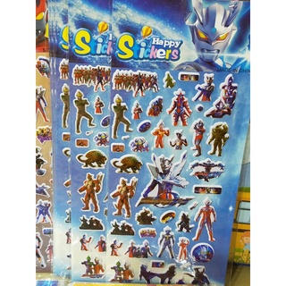 Hình dán sticker nổi siêu nhân 3d, 5d, 5d size to nhân đôi