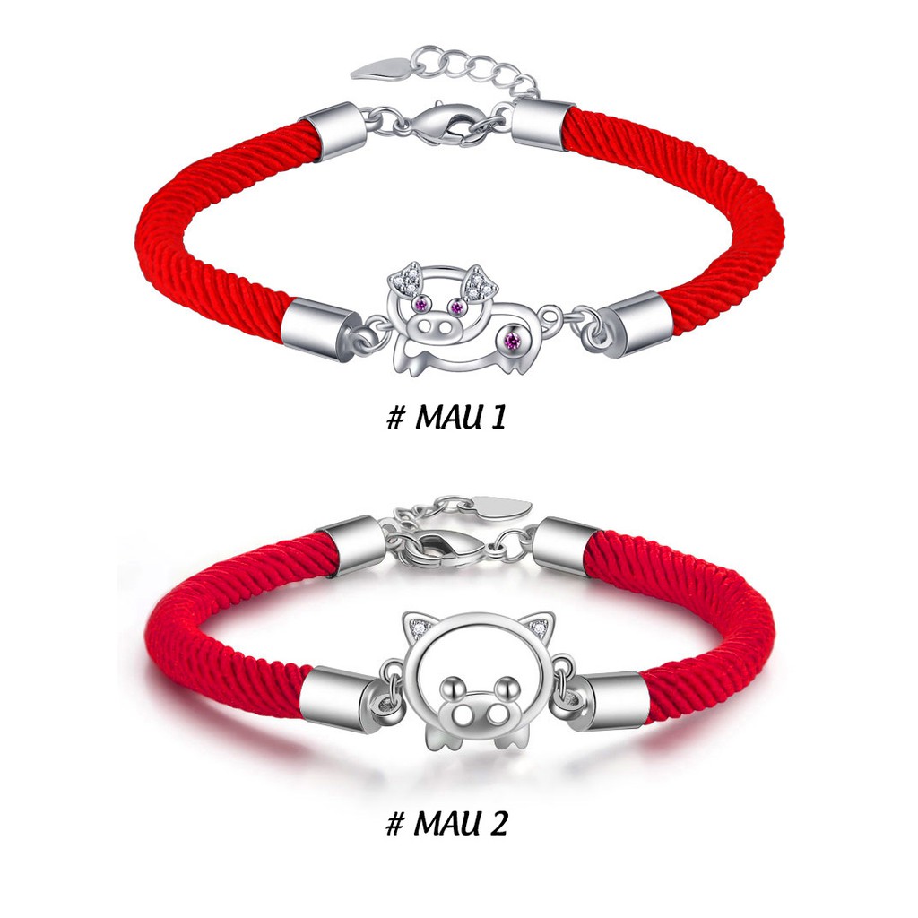 VÒNG TAY MAY MẮN HEO HOÀNG ĐẠO P1054