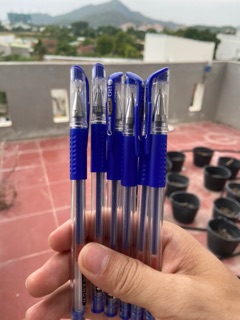 Combo 120 bút bi nước mực xanh