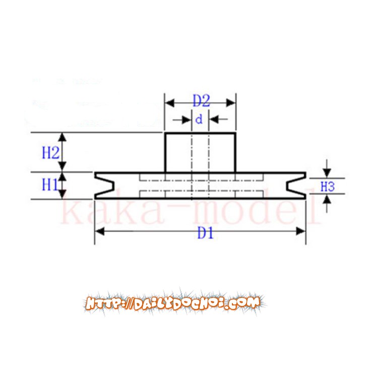 Bánh răng ròng rọc đường kính 6mm trục 2mm, được làm bằng nhựa cao cấp bền dẻo,cam kết hàng chất lượng cao giá rẻ