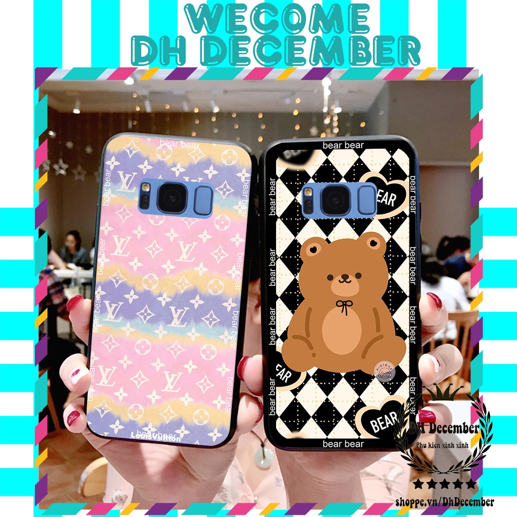 Ốp lưng Samsung S8 / S8 PLUS in hình 3D GẤU HỒNG-GẤU BE3R -XINH XẺO CỰC ĐẸP
