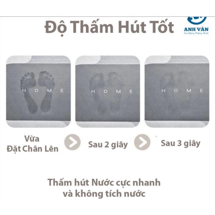 [HOT] Thảm lau chân hút nước siêu thấm Cao cấp 4 lớp chống trượt lau khô chỉ sau 3 giây Công Nghệ Số BV