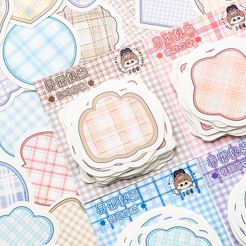 Set 100 Tờ Giấy Ghi Chú Họa Tiết Hoạt Hình Dễ Thương