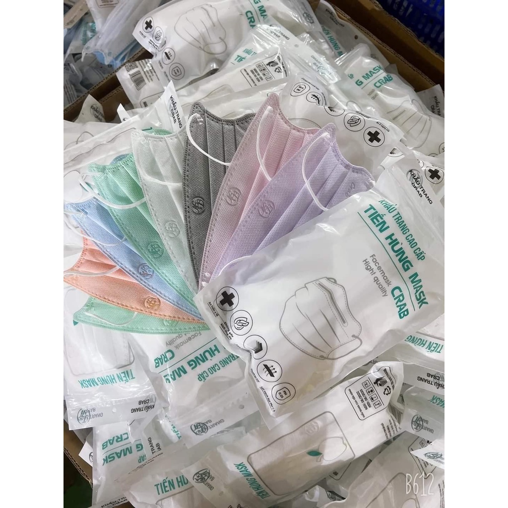 Khẩu trang Cua KINGCRAB TIẾN HÙNG và DUY QUÂN hot trend kiểu hot girl Trung Quốc