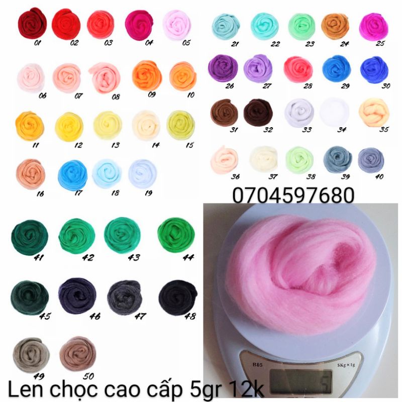 XÃ HÀNG BÁN LỖ🙈 len chọc ( len lông cừu ) nhập khẩu cao cấp GIÁ TỐT NHẤT
