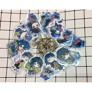 Móc khoá Tomioka Giyuu kimetsu no Yaiba mẫu ngẫu nhiên