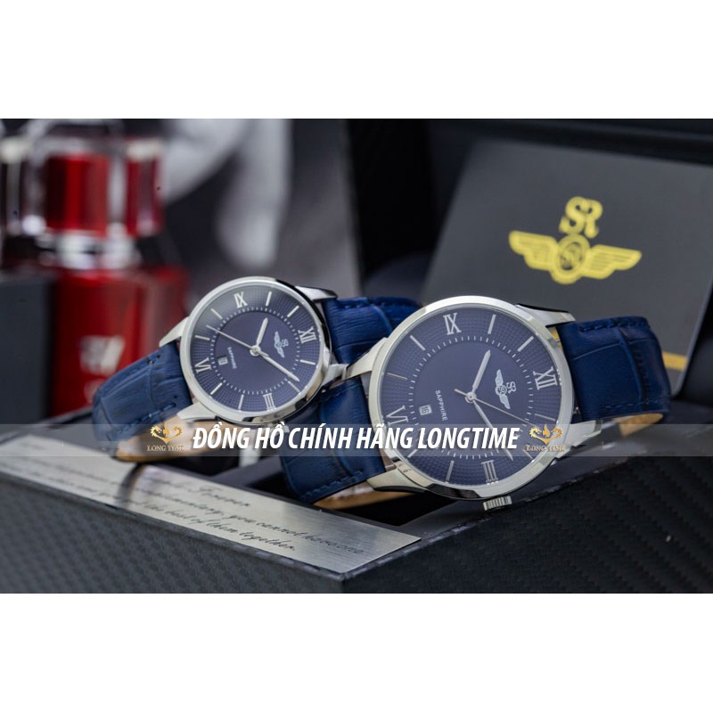 Đồng hồ Đôi srwatch SR80050.4103CF Mặt Kính Sapphire Chống Trầy Chống Nước thiết kế trẻ trung,thanh lịch