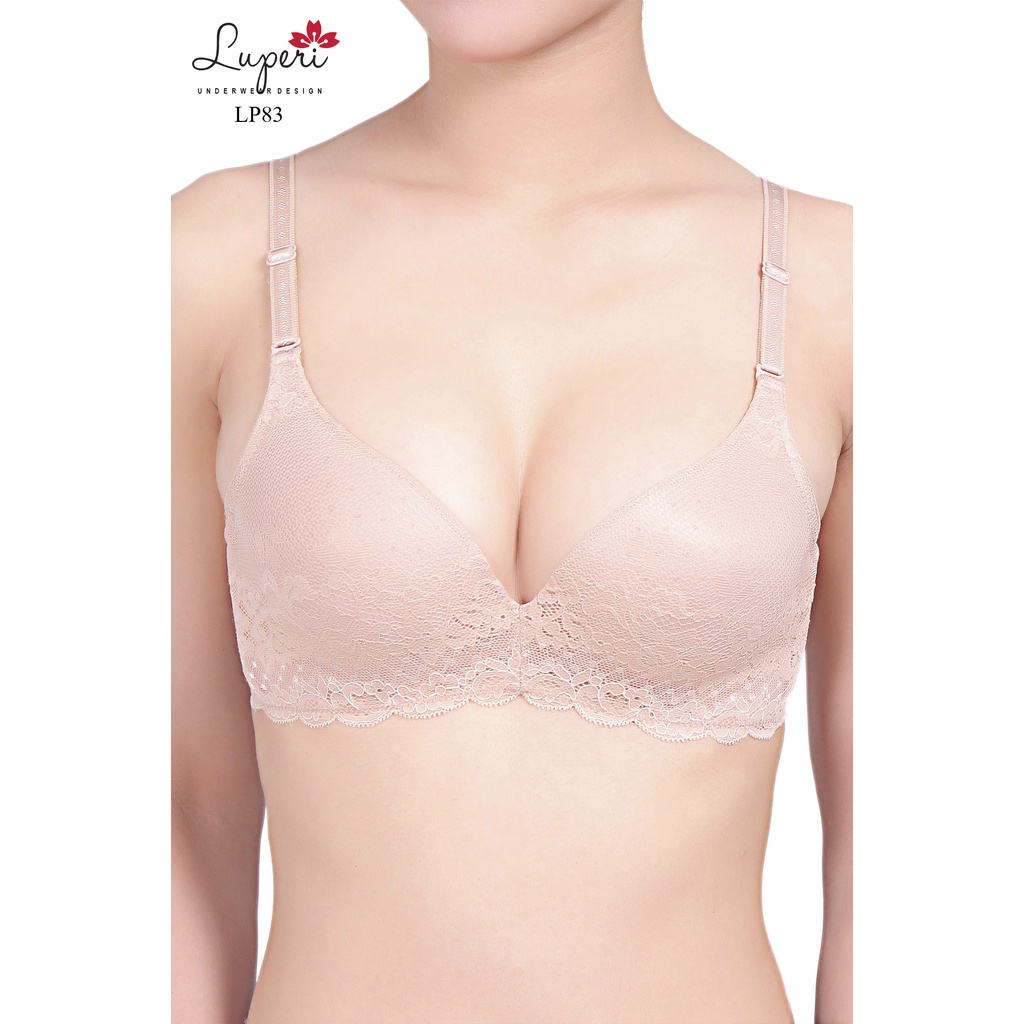 Áo Lót Nâng Ngực Đệm Mỏng Lỗ Thông Hơi Luperi có gọng thoáng mát tốt cho ngực to ngực cho con bú ngực sau sinh LP83 | BigBuy360 - bigbuy360.vn