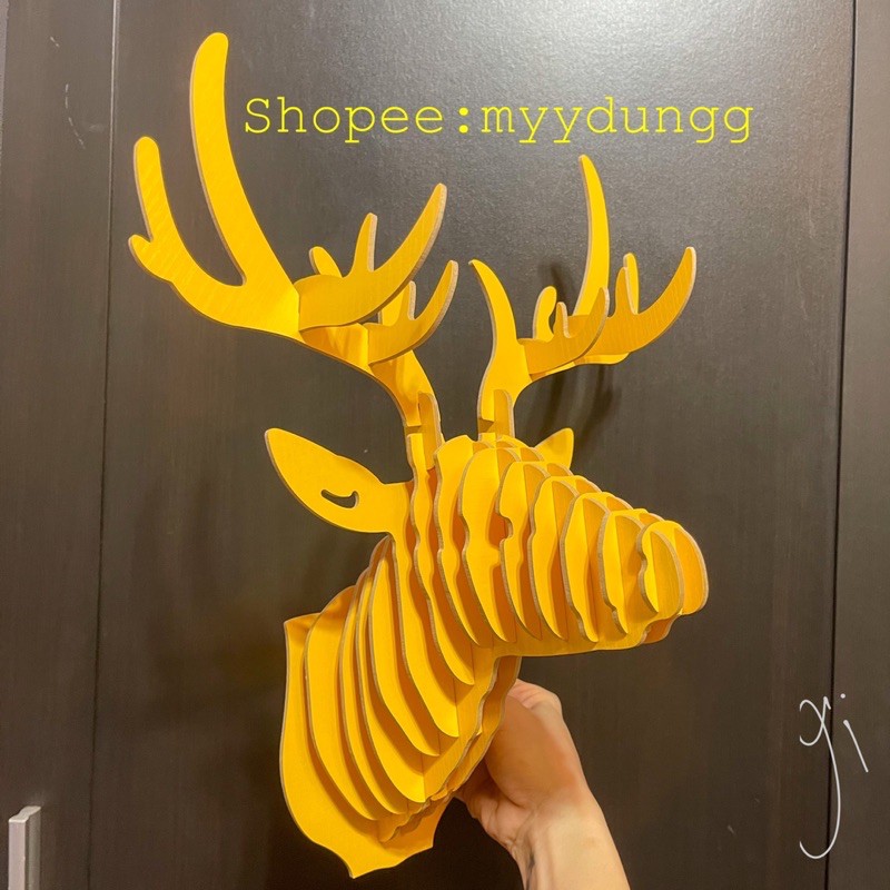 ĐẦU HƯƠU TREO TƯỜNG 5 màu😘 + MÓC TREO + ĐINH 💋