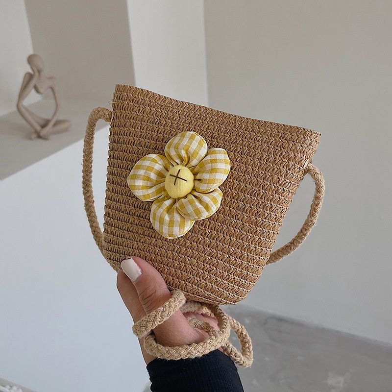 Túi cói Mini Bằng Rơm Thiết Kế Thời Trang Mùa Hè 2022 Mới Cho Nữ