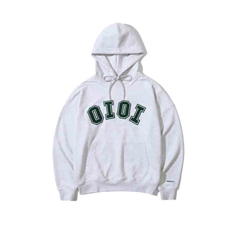 Rose blackpink Áo Hoodie Dáng Rộng In Chữ OIOI Phong Cách Hợp Thời Trang Cho Cặp Đôi