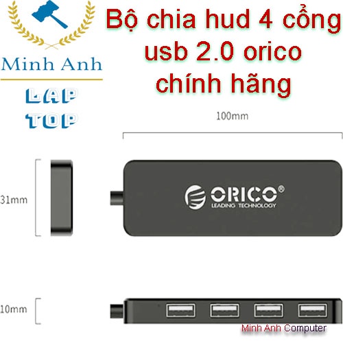 Bộ chia Usb 2.0 4 cổng ORICO FL01 - Bảo Hành 12 tháng