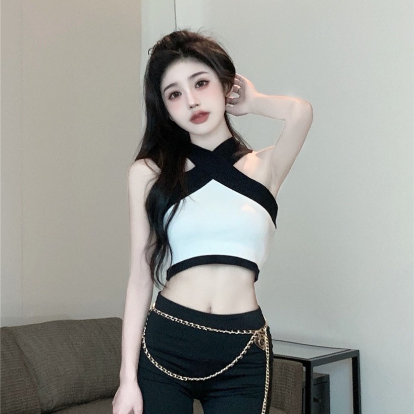 WANG JIAO ZHAN Thời trang nữ sexy áo không tay