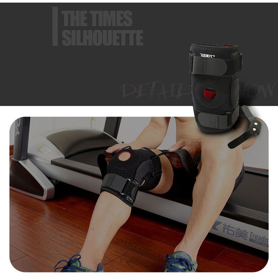 Bó Gối H5 Cao Cấp, Băng Gối Bảo Vệ Đứt Dây Chằng Chéo Thể Thao Chính Hãng Aolikes
