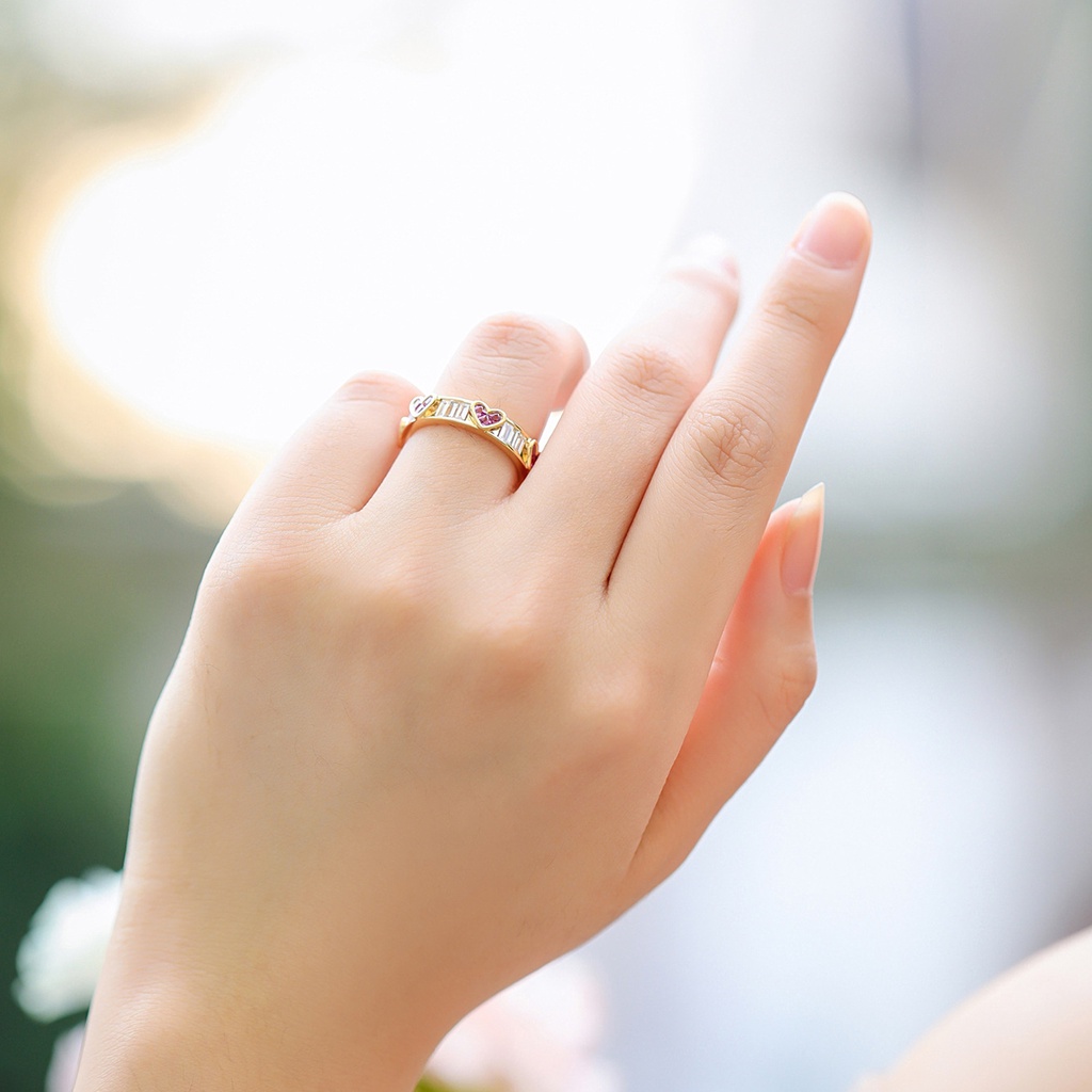 Nhẫn Đeo Tay Đính Đá Lấp Lánh Cho Nữ