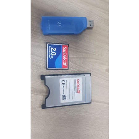 thẻ CF card+ adapter+ đầu đọc