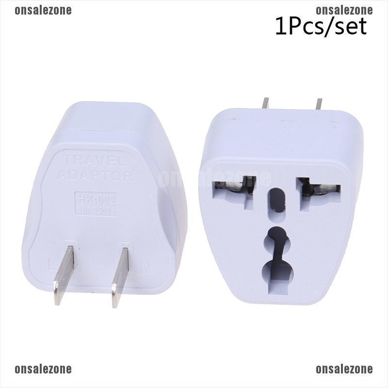 [onsalezone]Universal EU UK AU to US USA AC Travel Power Plug Adapter Outlet Converter