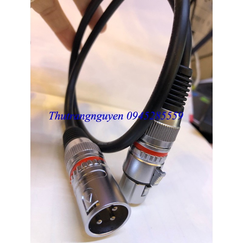 Dây tín hiệu canon xlr 3 chân đực cái soudking cao cấp