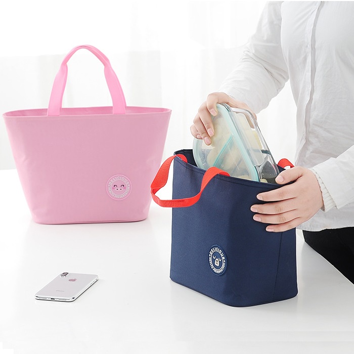 Túi giữ nhiệt, túi đựng cơm văn phòng chống thấm, chống sốc có lớp lót tráng bạc tiện dụng Homeshopping24h