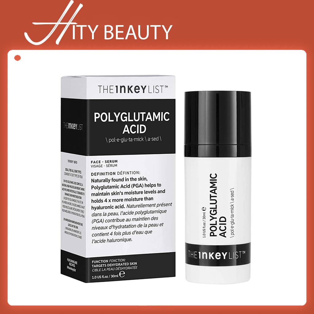 Serum siêu cấp ẩm Polyglutamic Acid 30ml -The INKEY List - Hity Beauty