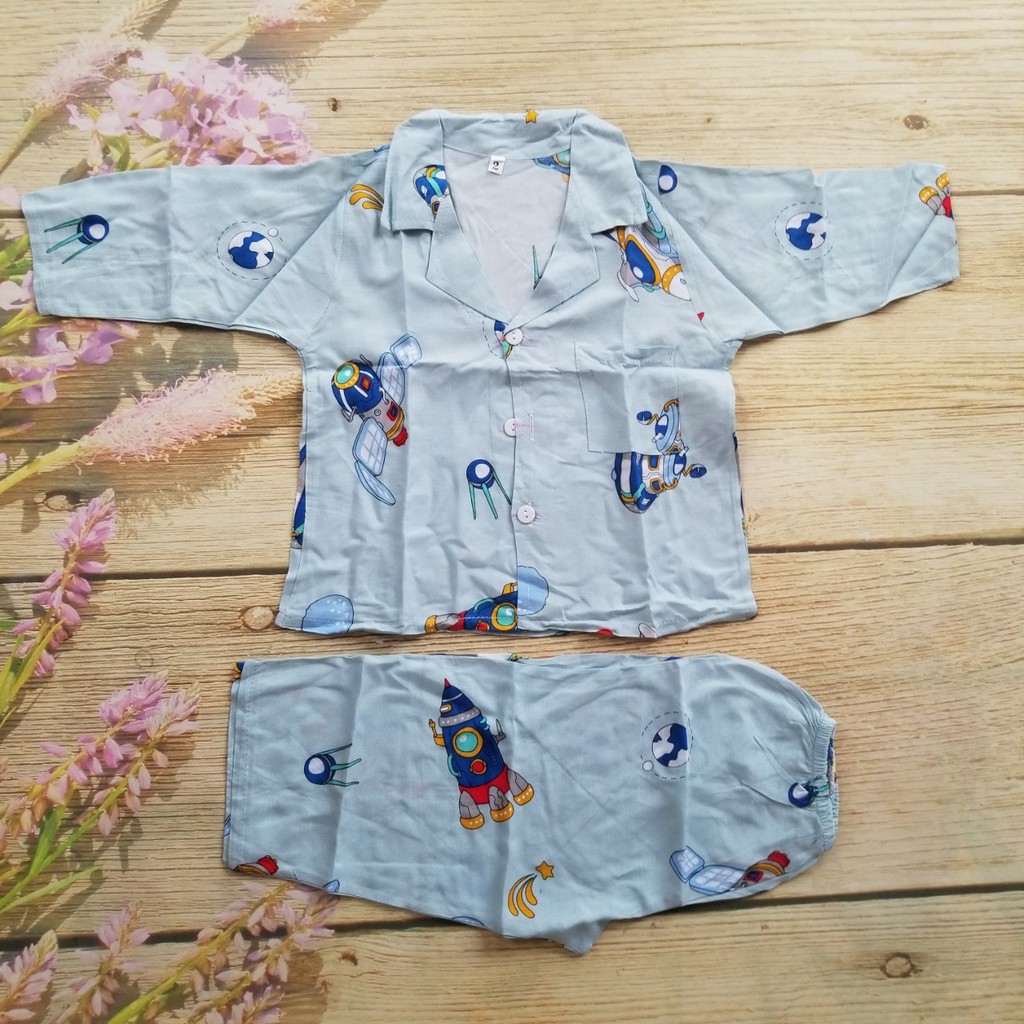 Quần áo bé trai tole lanh dài tay. Sỉ từ 5b ib cho shop nhé