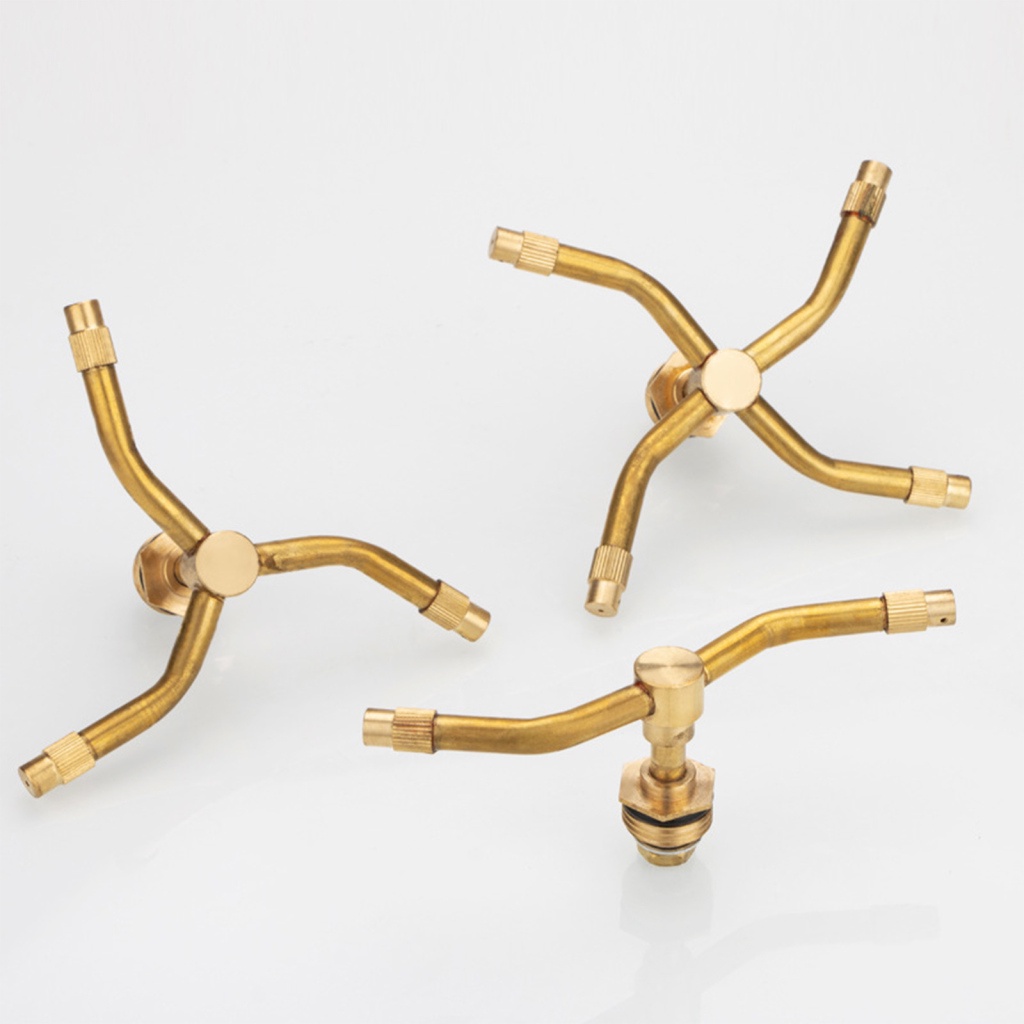 Vòi Phun Nước Tưới Cây Tự Động Xoay 360 Độ Bằng Đồng Bền Bỉ