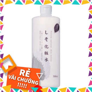 (Nước hoa hồng Natural lá tía tô 500ml trắng [hàng nhật nội địa ]