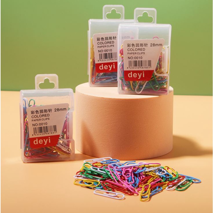 Hộp kẹp giấy nhiều màu/không màu Ponnyhome