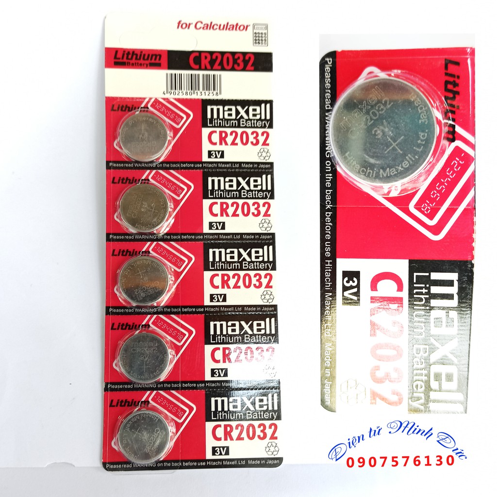 Pin CMOS CR2032 Maxell