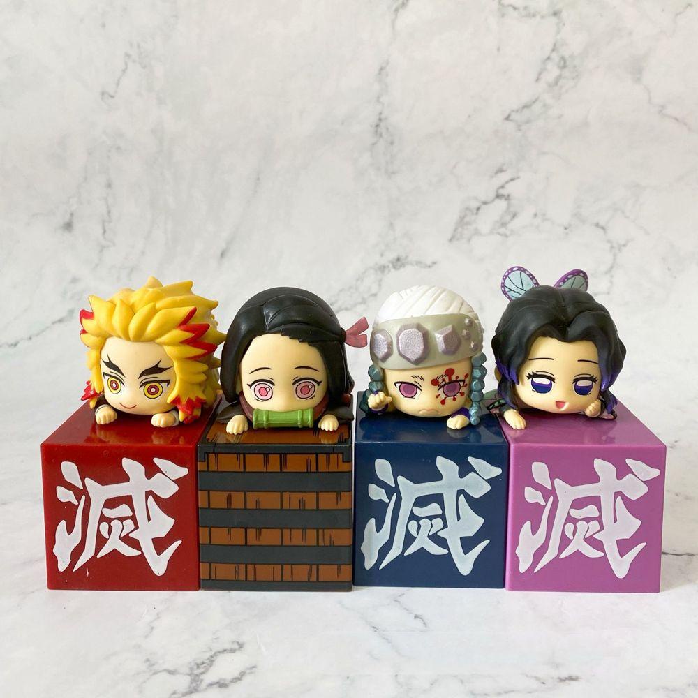 Mô Hình Đồ Chơi Nhân Vật Anime Agatsuma Zenitsu Kamado Tanjirou Uzui Tengen Kanroji Mitsuri